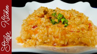 Pilaf de orez cu legume si pui  reteta pilaf de orez simpla  Stefys Kitchen ✅ [upl. by Nameloc]