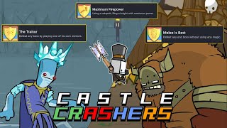 Trying To Get Every Achievement In Castle Crashers [upl. by Carlen463]