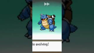 Wartortle is evolving Pokemon heartgoldPkmn world blastoise pkmnworldpokemon pokemonevolution [upl. by Serg]