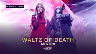 Mistra  Waltz of Death  LIVE Melodi Grand Prix 2024 SemiFinal 3 [upl. by Amethist]