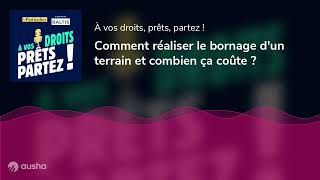 Comment réaliser le bornage dun terrain et combien ça coûte [upl. by Tudela]