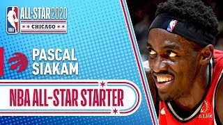 Pascal Siakam 2020 AllStar Starter  201920 NBA Season [upl. by Hawley]