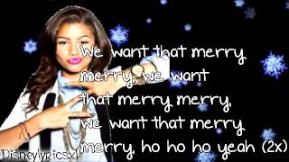 Shake Santa Shake  Zendaya Lyrics on screen [upl. by Khalid]