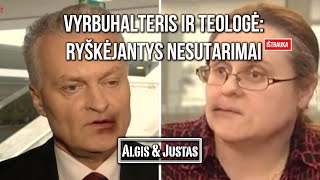 Algis ir Justas Vyrbuhalteris ir Teologė Ryškėjantys Nesutarimai TEASER [upl. by Eycats]