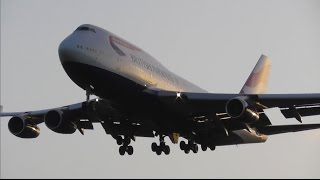 Early Morning Plane Spotting at London Heathrow Airport LHR  Heavies Only [upl. by Peltier]