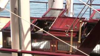 STEAM YACHT CANGARDA AT SAN PEDRO [upl. by Nirra]