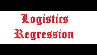 Logistics Regression Part1 Binary Regression Concept and Introductory Statistics [upl. by Bidget21]