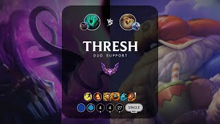 Thresh Support vs Bard  EUW Master Patch 146 [upl. by Naitsabes]