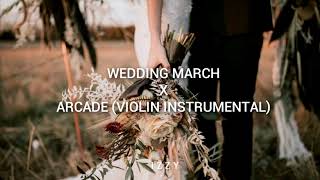 wedding march marcha nupcial x arcade violin version [upl. by Katzen]