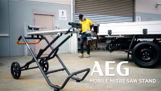 AEG Mobile Mitre Saw Stand [upl. by Alicia730]