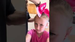 The worst cheer hair tutorial by Momma and sweet Bells [upl. by Amian823]