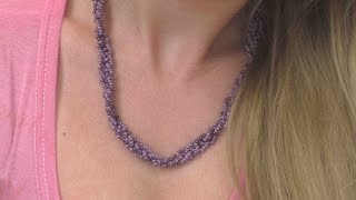 DIY Necklace Tutorial  Tolle Kette aus Miniperlen selber machen Anleitung [upl. by Barbur372]