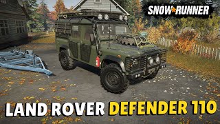 Мод The Offender 110 Land Rover Defender 110 для SnowRunner [upl. by Alodee]