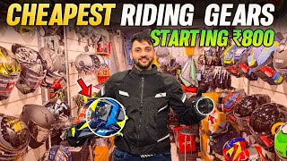 Cheapest Riding gear Market in delhi  Karol Bagh 😍 Helmet Glovesjacket [upl. by Cromwell]