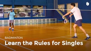 Singles Rules  Badminton [upl. by Glenine]