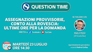 Assegnazioni provvisorie conto alla rovescia ultime ore per la domanda [upl. by Nelaf679]