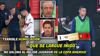 🚨ASÍ REACCIÓNA PRENSA MUNDIAL a la HUMILLACIÓN de IÑIGO a JAMES RODRIGUEZ quotPOLEMICO GESTOquot [upl. by Meredith30]