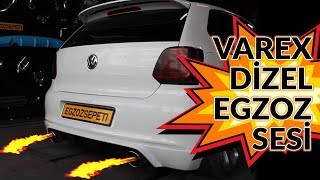 VW POLO 16 DİZEL KUMANDALI VAREX EGZOZ SESİ [upl. by Eleonora393]