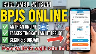 CARA DAFTAR ANTRIAN ONLINE RUJUKAN BPJS di APLIKASI JKN MOBILE 2024 [upl. by Morra531]