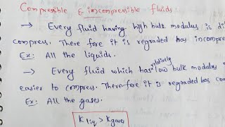 Compressible Fluid And Incompressible Fluid [upl. by Kailey]