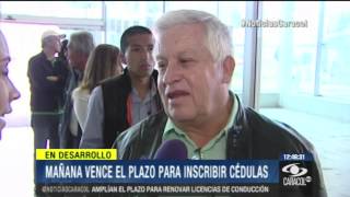 Este 9 de enero vence plazo de inscripción de cédulas para elecciones  8 de Enero de 2014 [upl. by Rolyab]