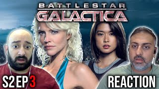 Battlestar Galactica  S2 Ep 3  Fragged  REACTION  First Time Watching [upl. by Ymmij410]