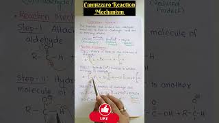 ❌ Cannizzaro Reaction Mechanism 🔥🔥🔥 shorts neet iit jeemains boards [upl. by Libbi]