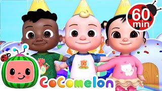 JJs Birthday Song 🎂  More CoComelon Nursery Rhymes amp Kids Songs  Dance Party Mix [upl. by Farkas988]