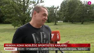 Rebeka Koha noslēdz sportistes karjeru [upl. by Gnaht]