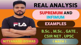 🔴 Real analysis  supremum and Infimum of a set some examples  questions of supremum and Infimum [upl. by Darleen]