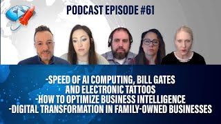 Podcast Ep61 Speed of AI Bill Gates amp Electronic Tattoos BI Optimization Tech in Family Business [upl. by Aidyn]