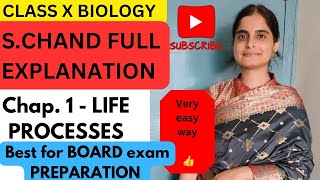 CLASS 10th BIOLOGY  SCHAND Chp1 LIFE PROCESSES topic  NUTRITIONMost easy explanation● [upl. by Dorcy240]