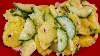 Kartoffelsalat Wiener Art Rezept  Der Bio Koch 635 [upl. by Ariec]