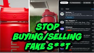 WARNING These sellers are selling FAKE Stanley cups on whatNot [upl. by Ruddy954]