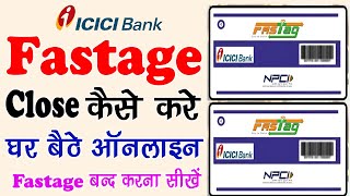 How to Close icici Fastag Online  ICICI Bank Ka Fastage Band Kaise Kare Online 2 Minut Main [upl. by Aline]