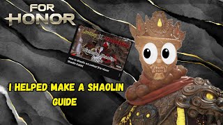 I helped make a shaolin guide For Honor [upl. by Eyram162]