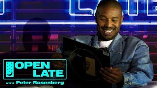 Michael B Jordan Discusses Creed II amp Getting In Killmonger Shape  Open Late quotThe Switch Upquot LIVE [upl. by Burnight]