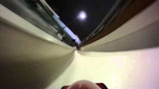 Winter Bobsleigh Ride at WinSports Canada Olympic Park [upl. by Gwenette]