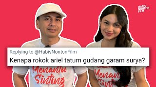 RADIT GAK TAU KELABANG  Teman Nonton Film Bertanya Raditya Dika dan Ariel Tatum Menjawab [upl. by Aihsenad]