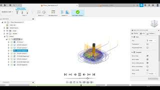 Simulacion de mecanizado del pinon equipo 7 CADCAM [upl. by Levey]