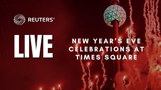 LIVE New Year’s Eve celebrations at Times Square [upl. by Ettelocin]