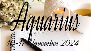 Aquarius ♒️ Mga Magaganap o Mangyayari Sa Araw Ng November 10172024 [upl. by Lleret]