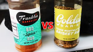 The BEST brisket rub  Franklin VS Goldees Brisket Rub Comparison [upl. by Esenaj]