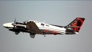 Decolagem  Beechcraft Baron G58  PPJRR [upl. by Asetal]