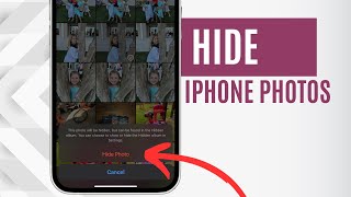 How To hide iPhone Photos  Full Guide [upl. by Hellah942]