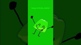 Happy birthday Gelitan  BFDI animation [upl. by Dnomyaw]