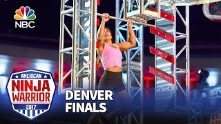 Meagan Martin at the Denver City Finals  American Ninja Warrior 2017 [upl. by Raney]