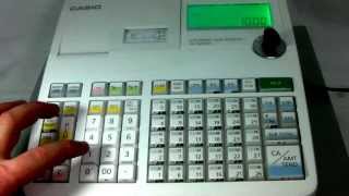 Casio SES300 SES2000 PCRT2100 PCRT2200 Using PD Paid Out Button [upl. by Beaner537]