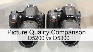 Nikon D5200 vs Nikon D5300 Picture Quality Comparison [upl. by Gino]