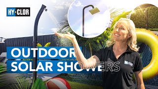 Outdoor Solar Showers  HyClor [upl. by Lupita]